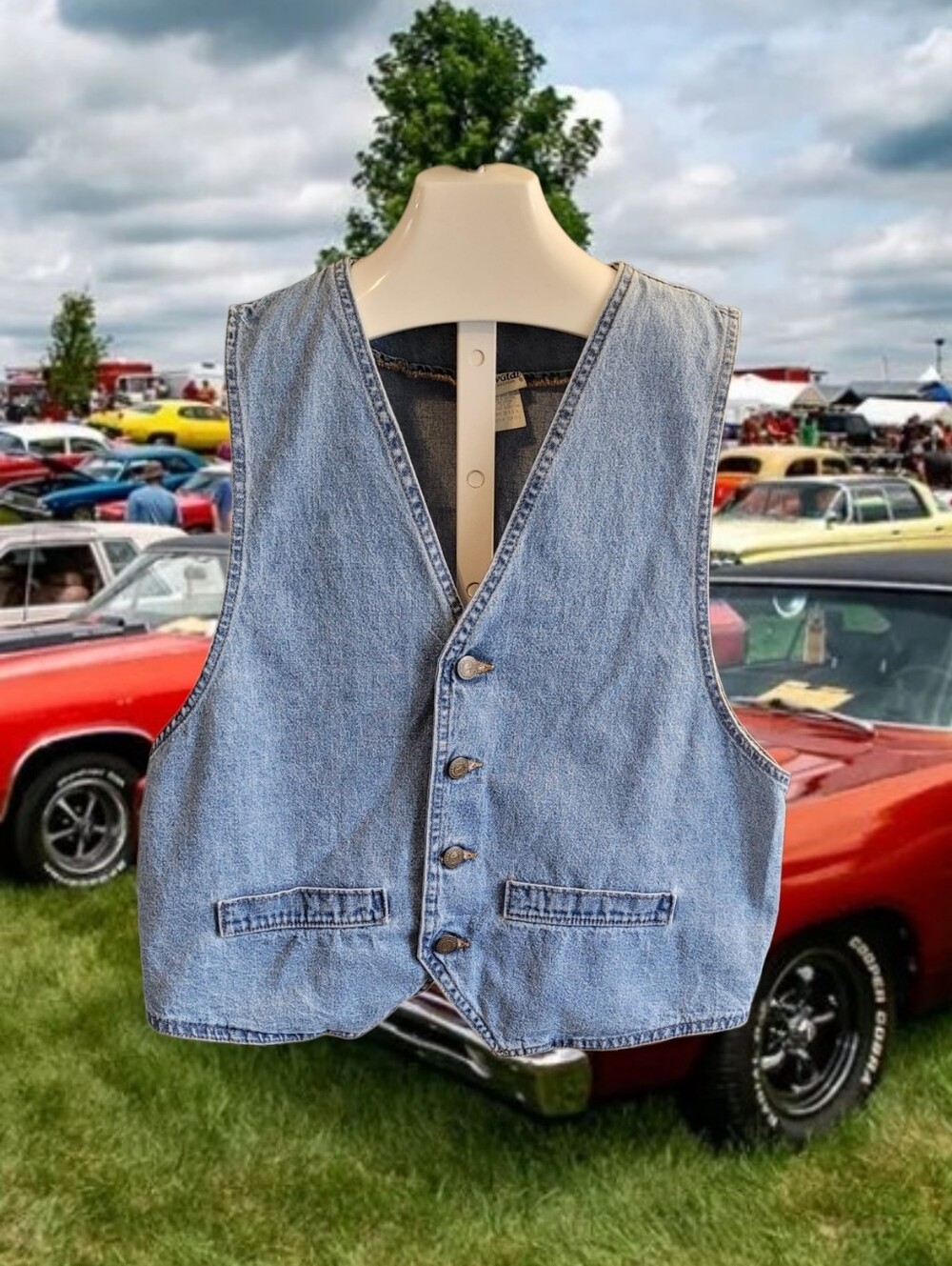 Vintage Denim Vest